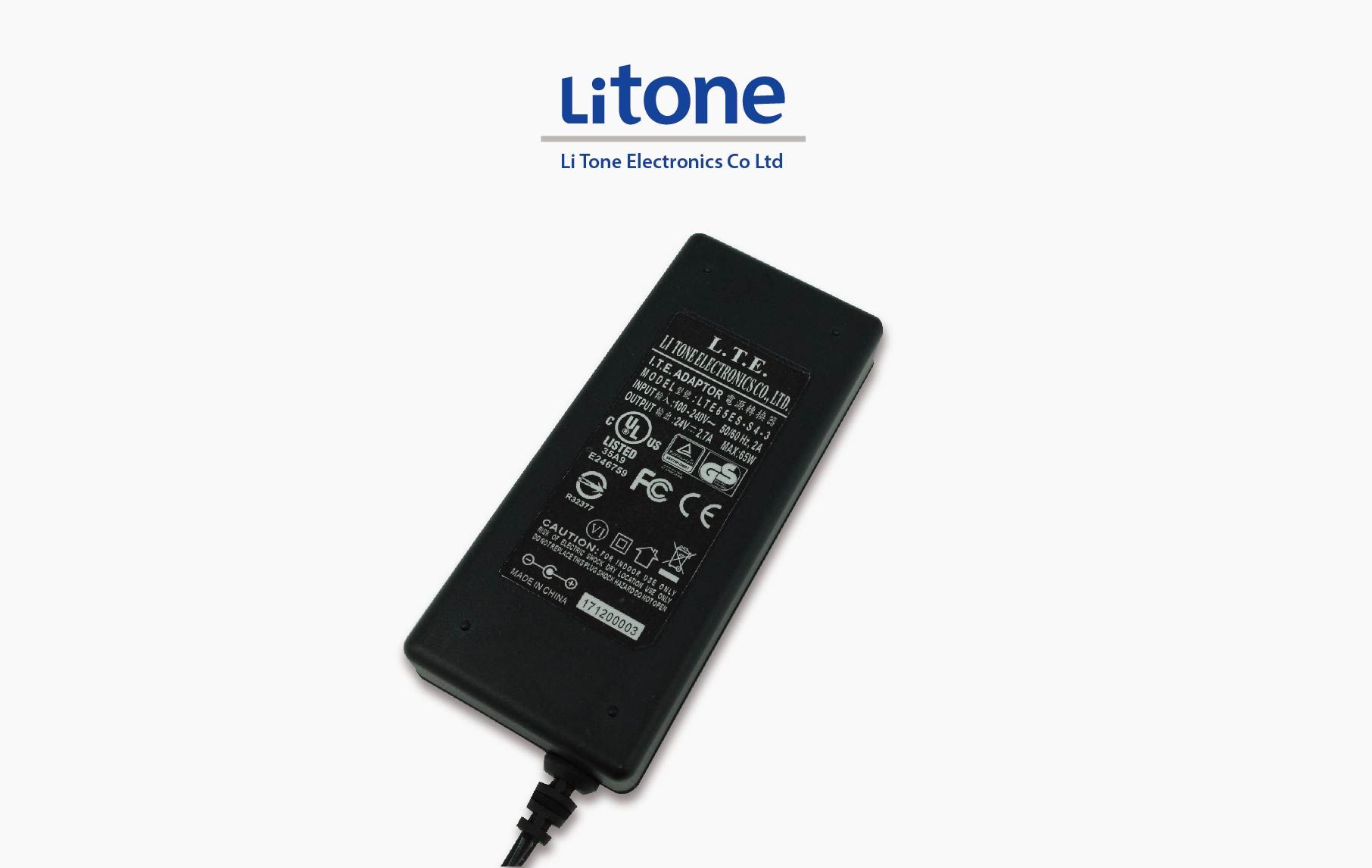 ACアダプター 電源 UL1310 適合