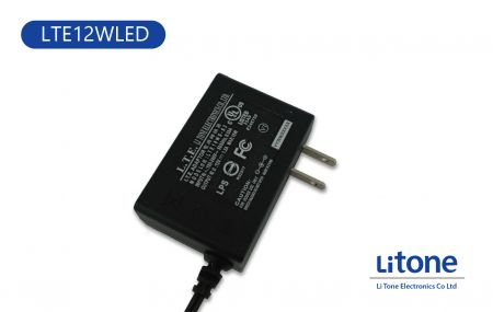 Adaptador de Parede Tipo AC para DC de Comutação 12WLED - Adaptador de Parede Tipo AC para DC de Comutação 12WLED