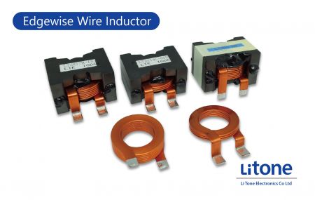 Edgewise Wire Inductor - High Current Inductor with Flat Wire in PQ Type