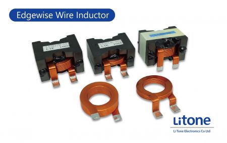 Bobine d'inductance à fil d'arête